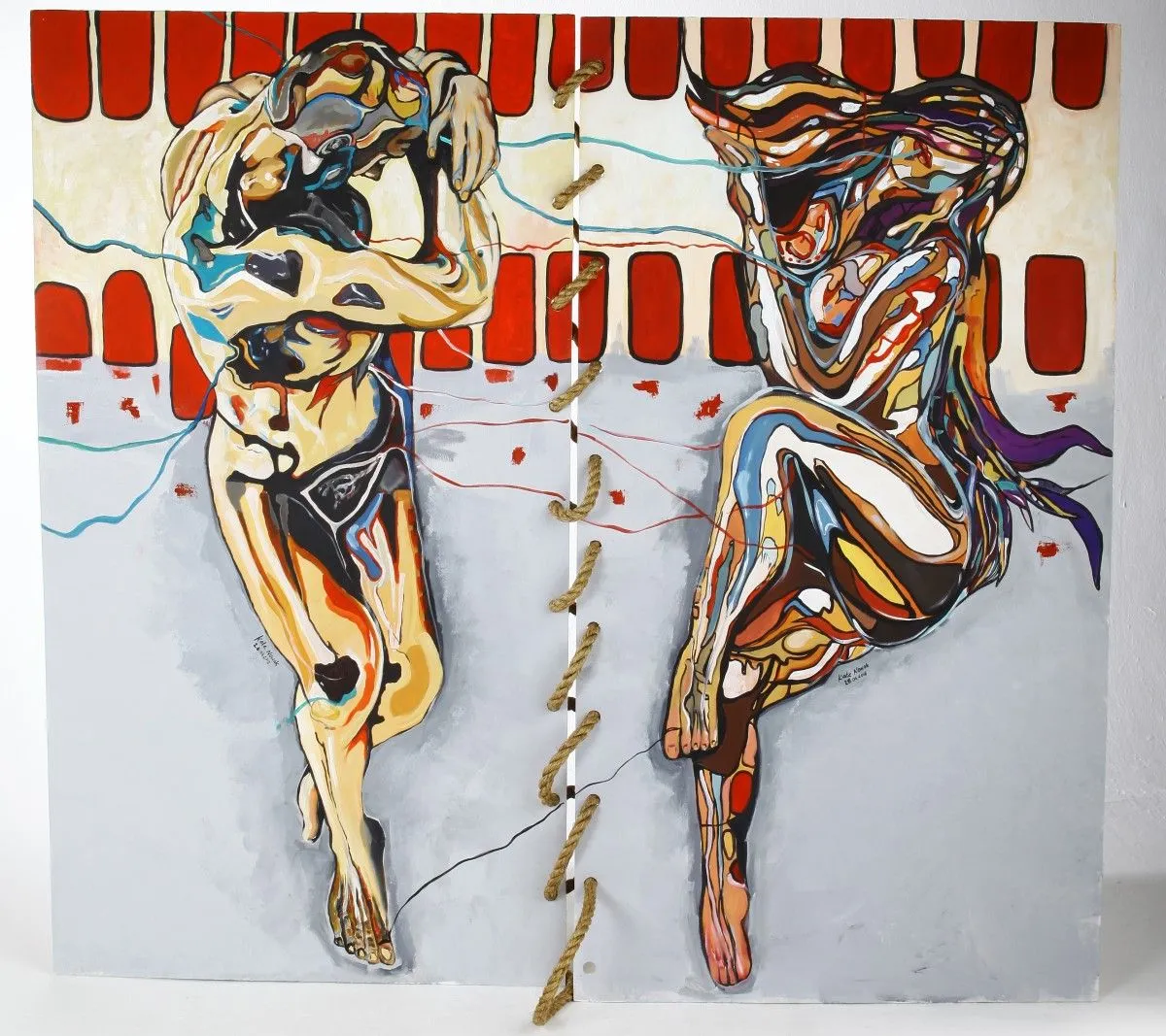 Untouchable connection, artwork by Kate Nowak