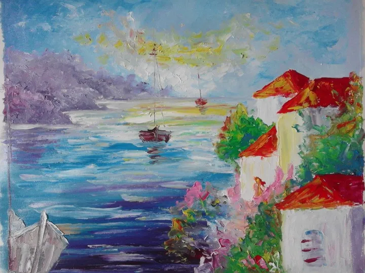 ''Thassos island'', artwork by Asi Art