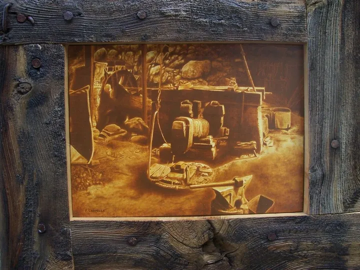 La forge Catalane, artwork by Florence Chapelle