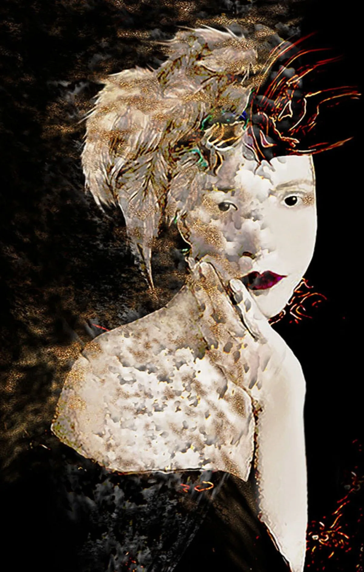 FEATHERED, œuvre de MEG HOWALD