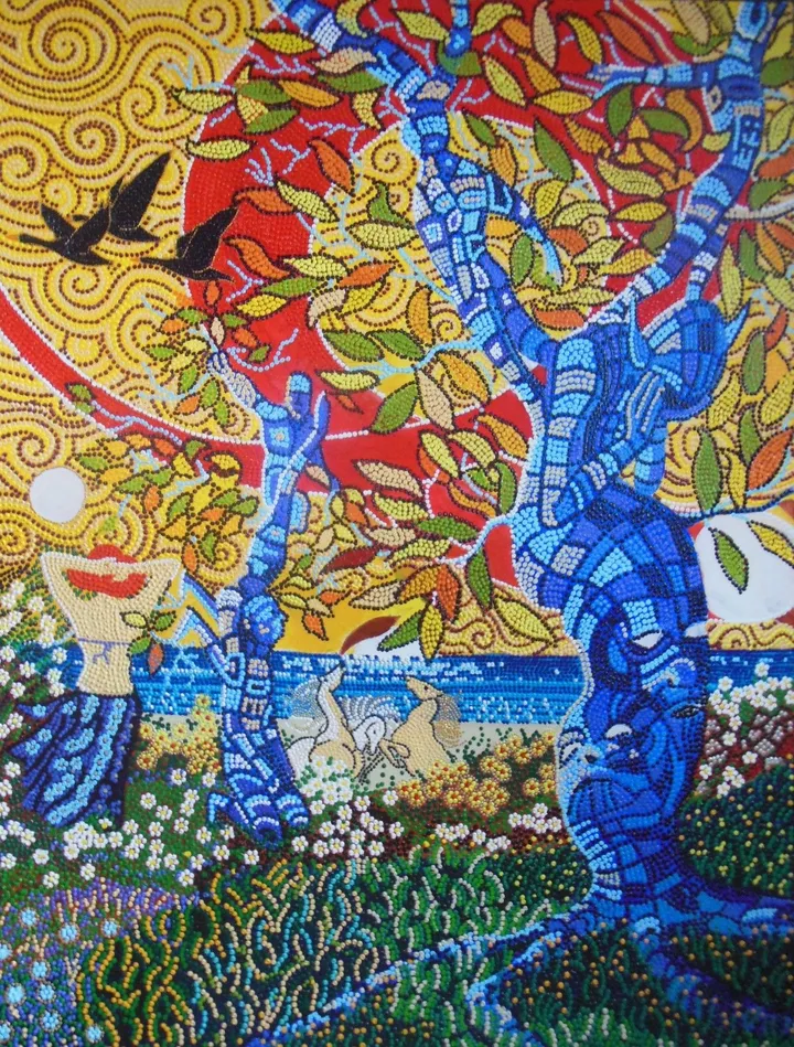One second before, artwork by luc Pradel