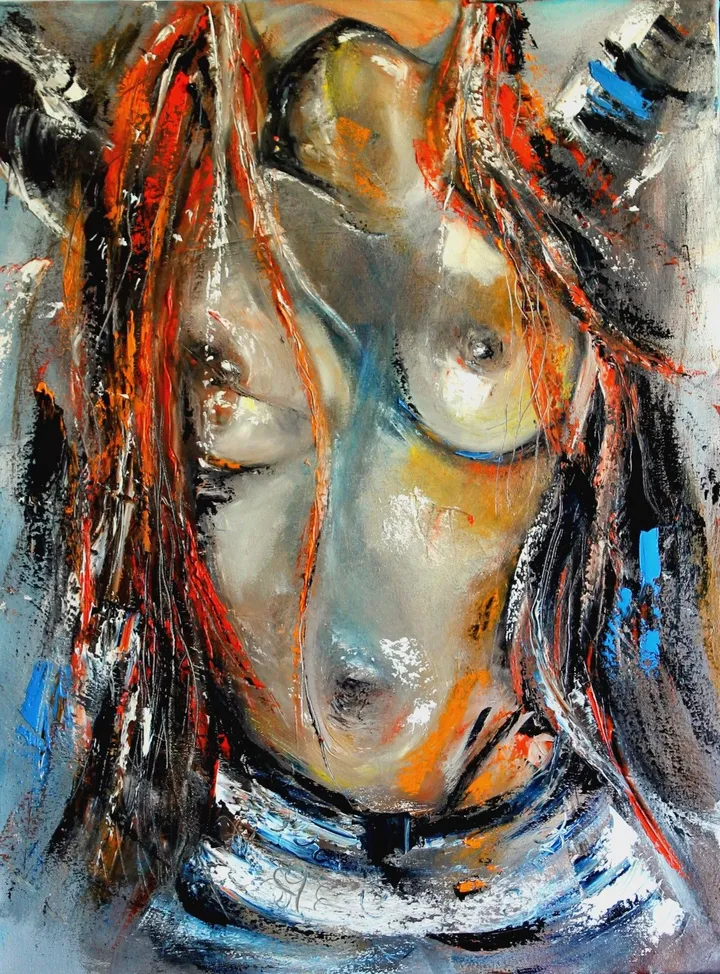 Sun, artwork by Johanne Hebert Coulombe