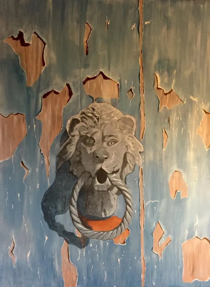 Lion's Gate, artwork by Jean-Michel Herrgott