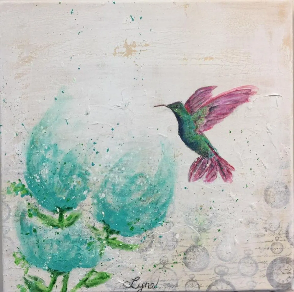 Colibri, artwork by Lyne Courcy