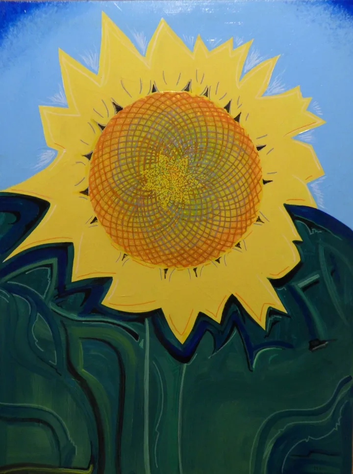 sunflower, œuvre de Henri Gamache
