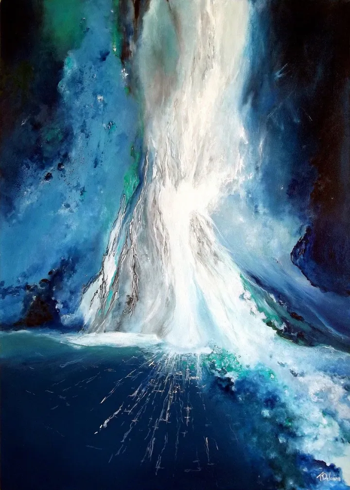 This is not a waterfall, artwork by Théophile Delaine