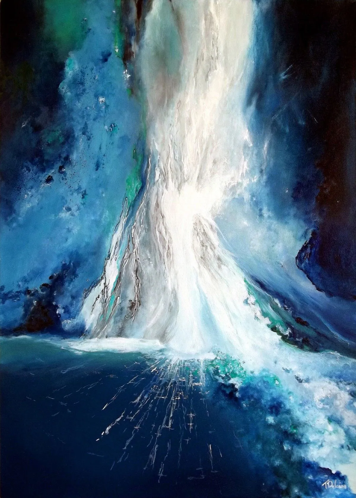 This is not a waterfall, œuvre de Théophile Delaine