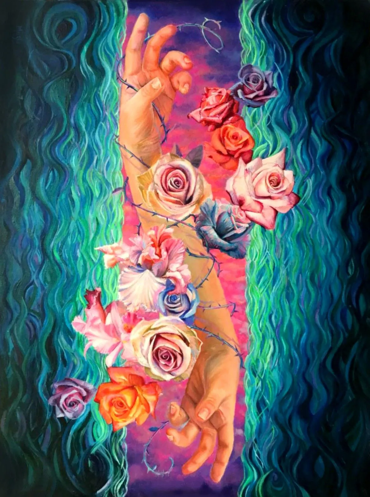 Extiendo mi mano, œuvre de Marcela Quintanilla