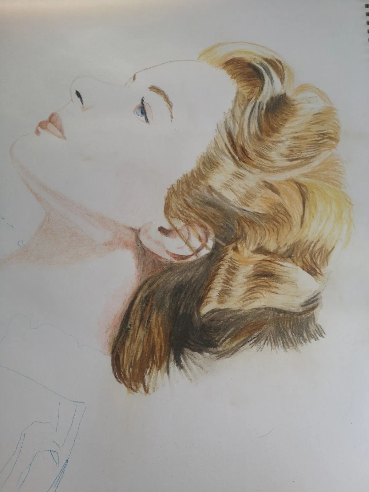 Ingrid Bergman, artwork by Drew Rigsby