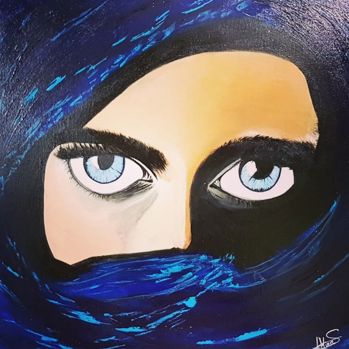 Touareg, artwork by Saouti Mina