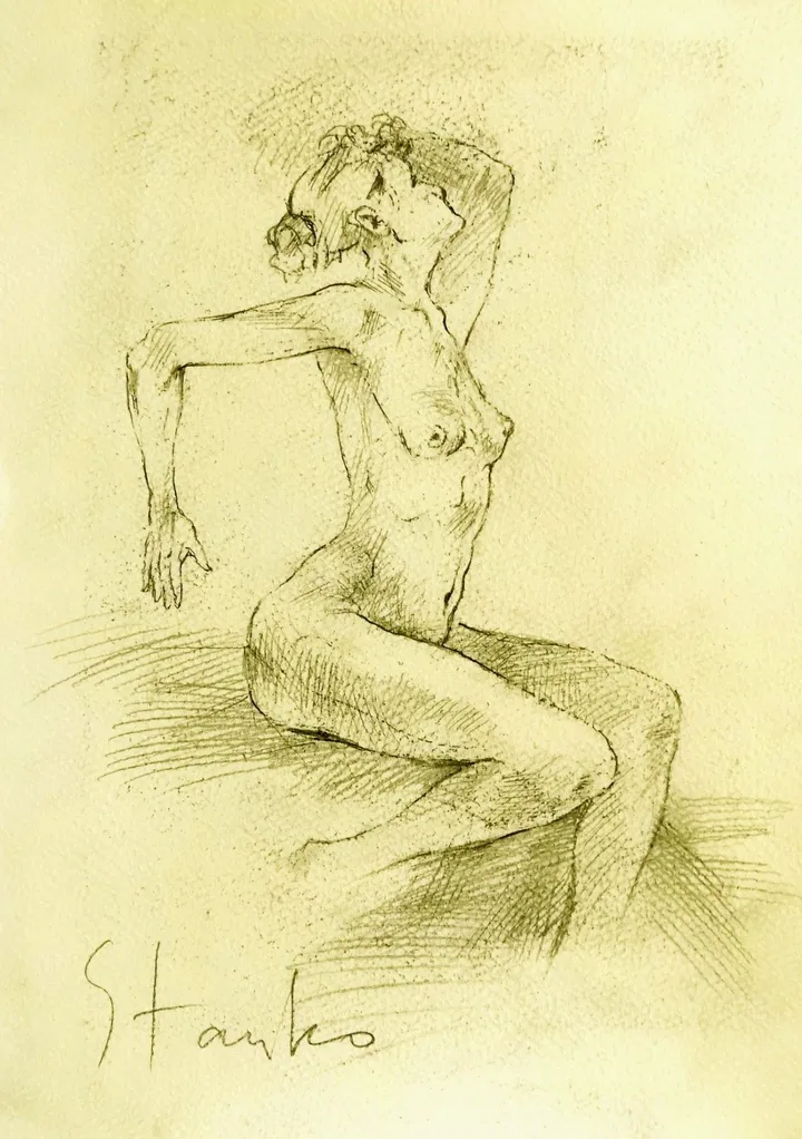Female study-II, œuvre de Stanislav Bojankov