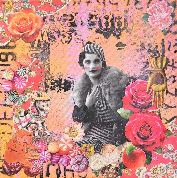 Beauty and Roses, œuvre de Lorette C Luzajic