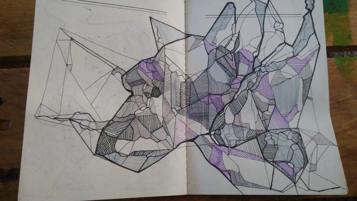 Wolf, œuvre de Morgane Bellini