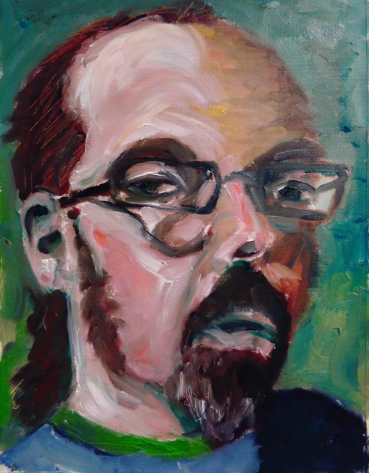 Self-Portrait, White Barry, œuvre de Kenneth Friend