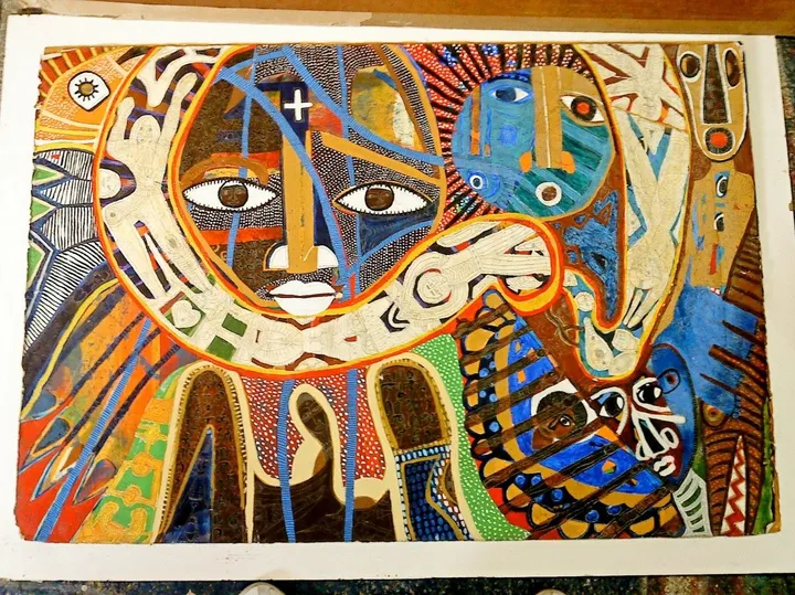 Ancestors, artwork by Turunesh Raymond