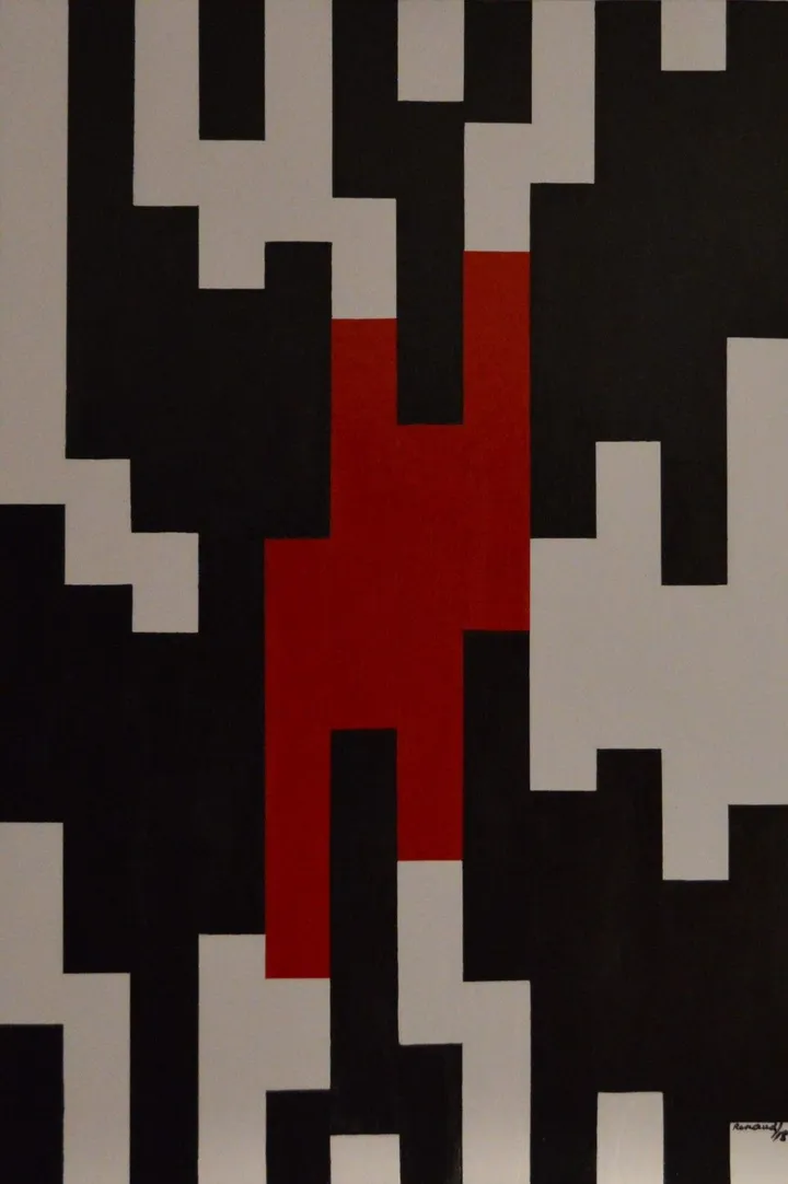 Composition 18-1, artwork by Marcel Renaud