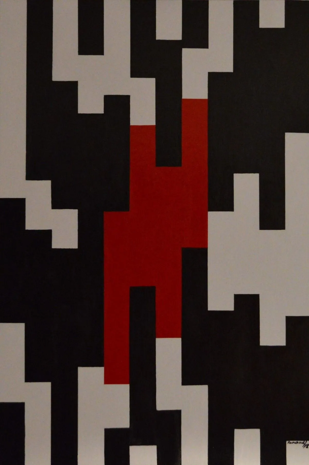 Composition 18-1, artwork by Marcel Renaud
