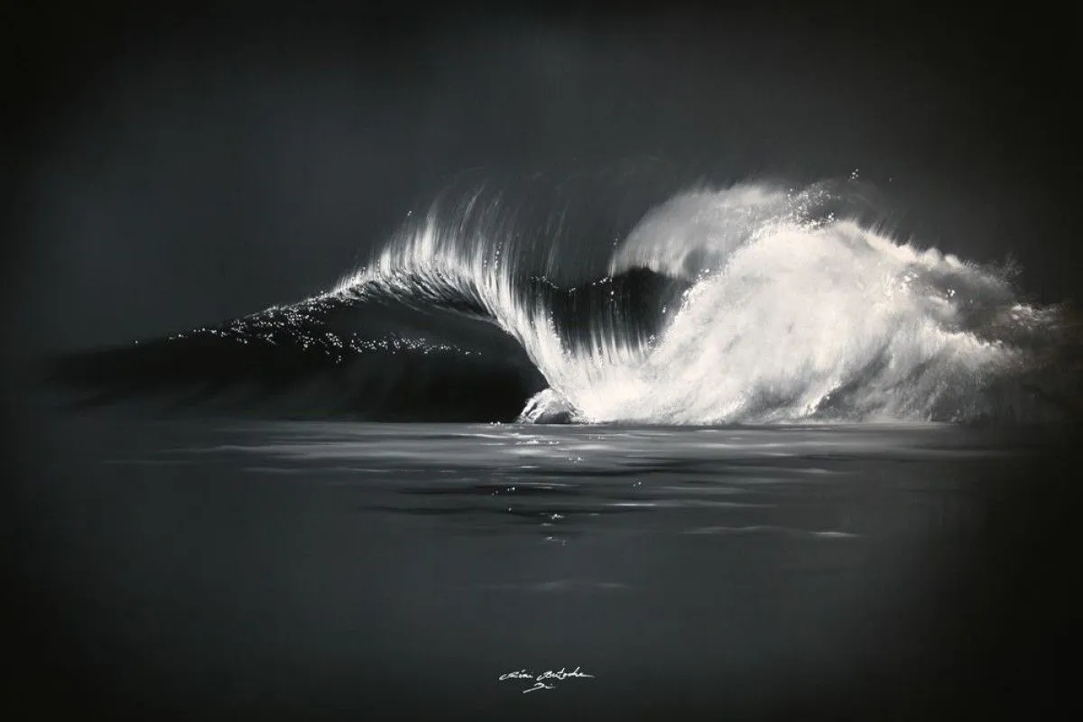 black Ocean, artwork by Remi Bertoche