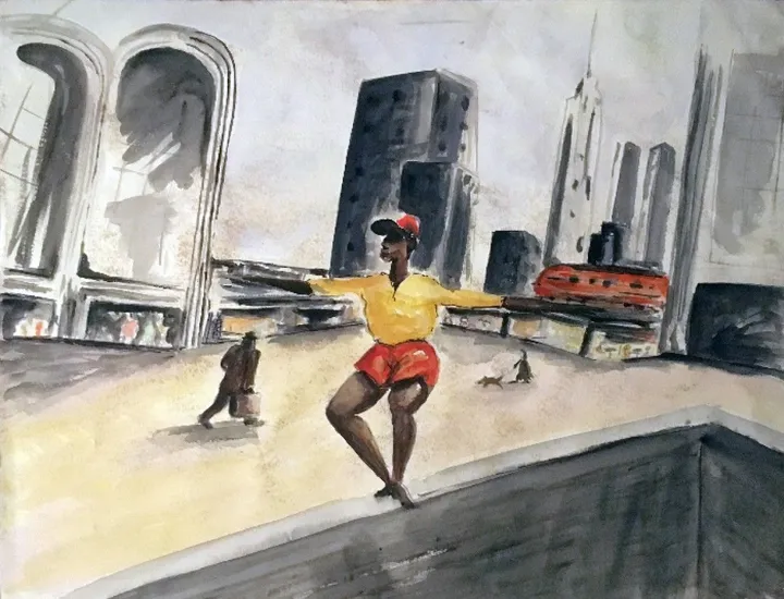 Danse à New York, artwork by Patrick Tubaro