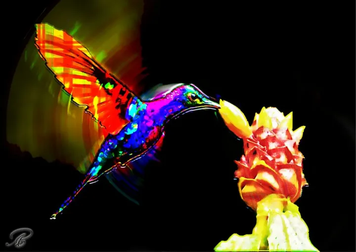 Westindian Jungle, artwork by B' ART