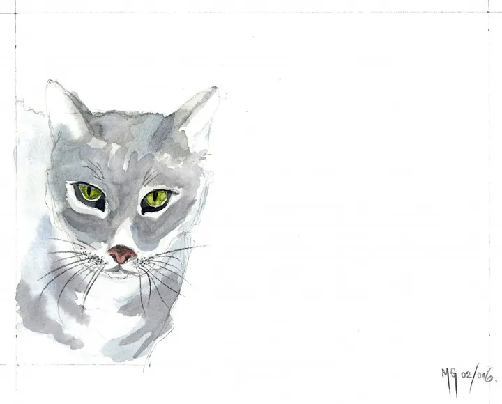 Cat 1, artwork by Goran Martinovic