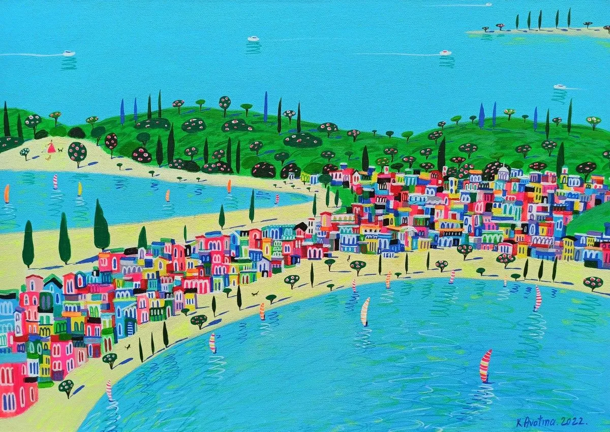 The Bay Of Gattara, artwork by Katrina Avotina