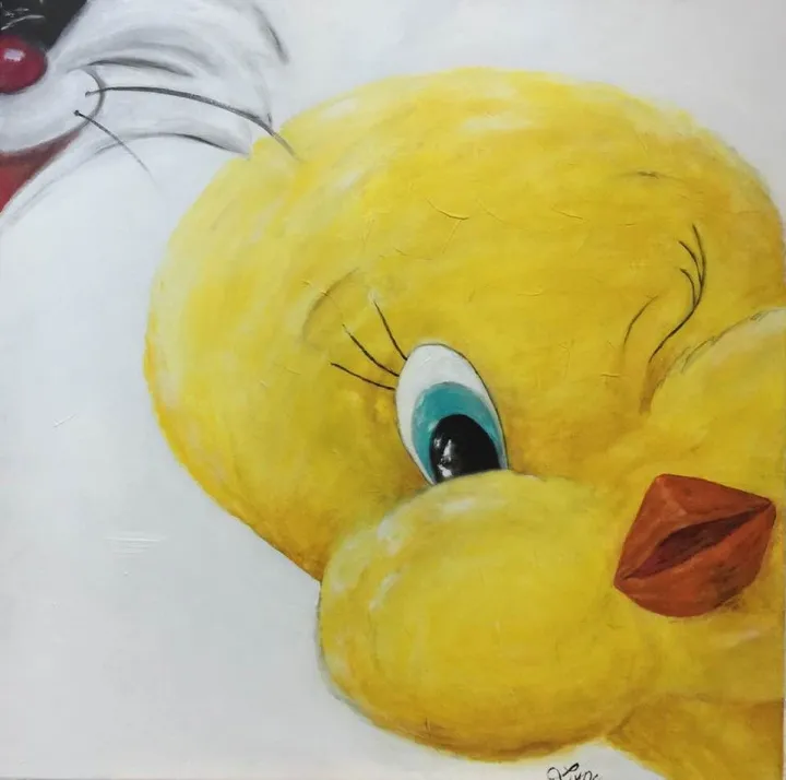 Tweety, œuvre de Lyne Courcy