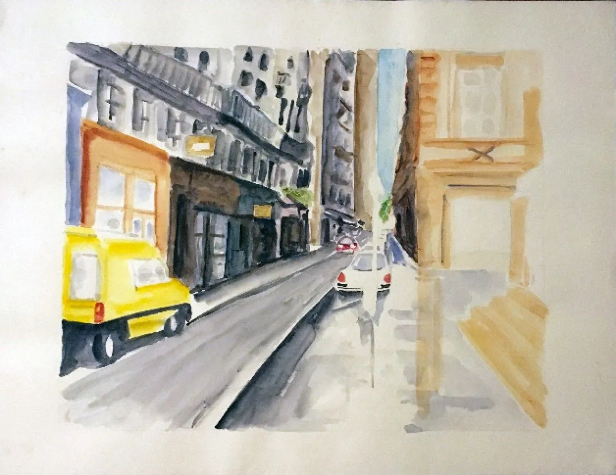 Lyon (Rue Auguste Comte), œuvre de Patrick Tubaro