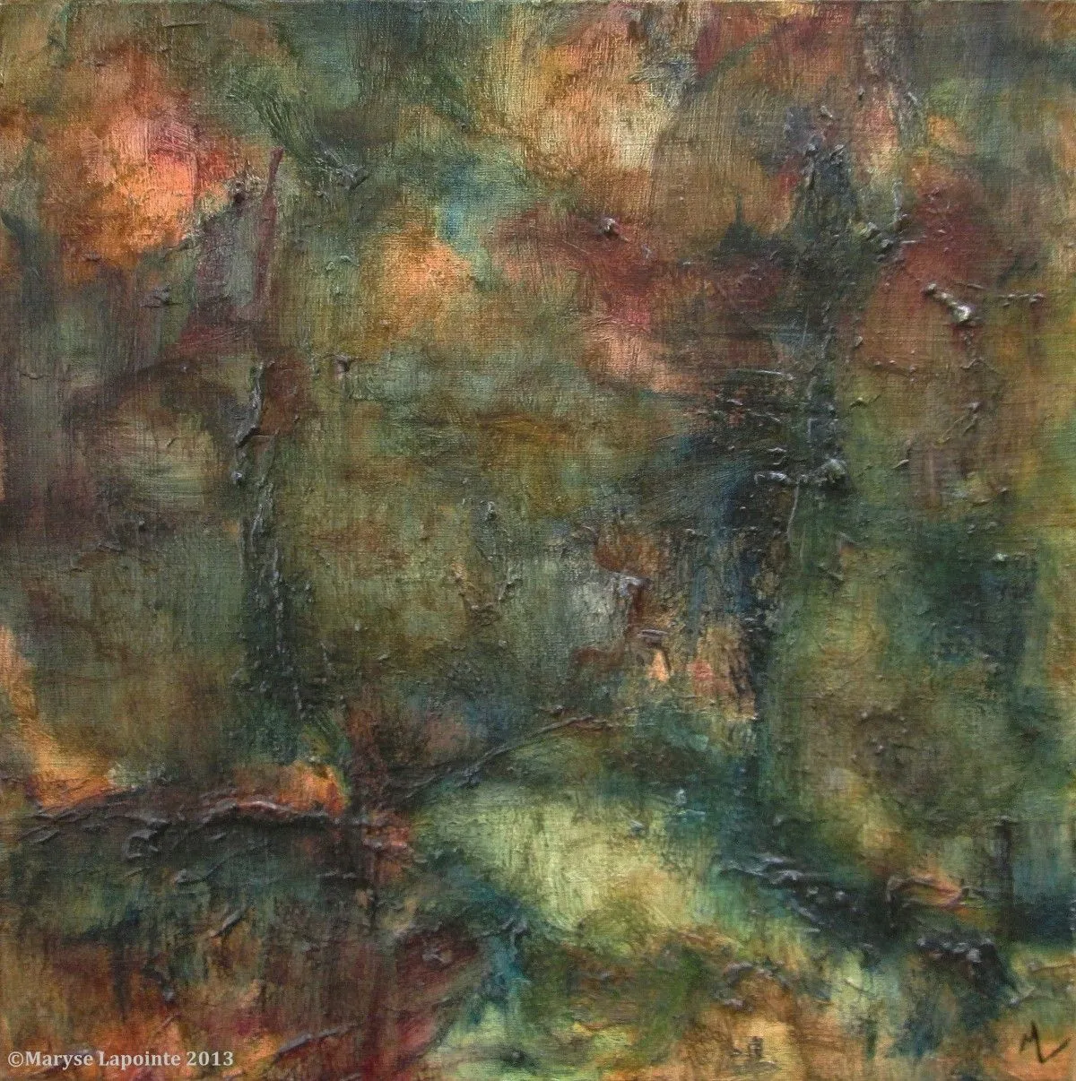 Rêve d'Ouranie (carré), artwork by Maryse Lapointe