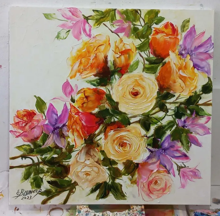 My roses, artwork by Bissinger Elena