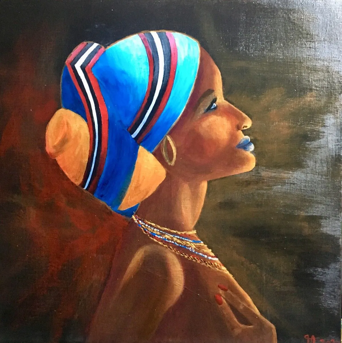 Rosa, artwork by Françoise AUGUSTINE