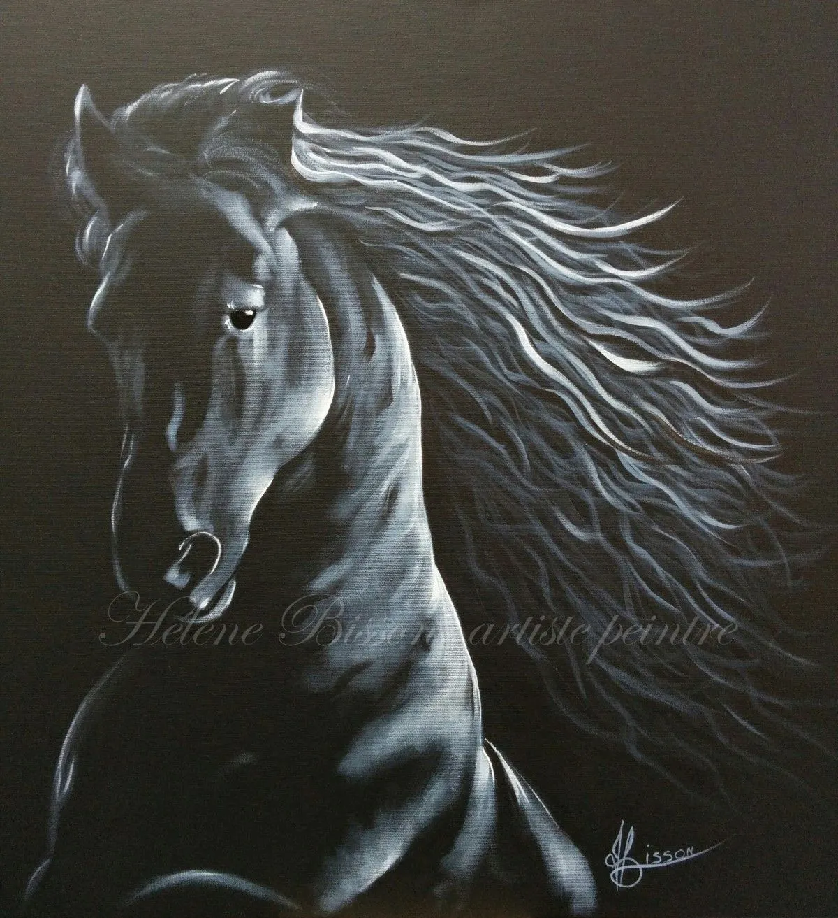 Beau Black, œuvre de Hélène Bisson