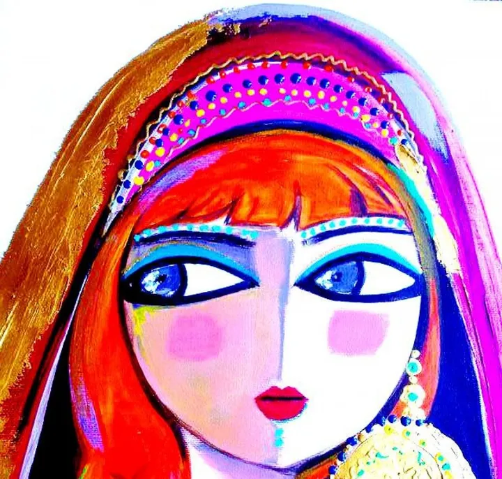 Iraqi treditional, artwork by Zaineb Hameed