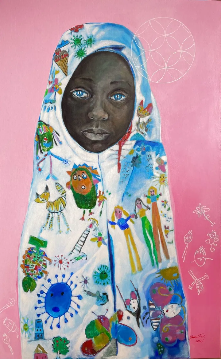 the little girl on me, œuvre de Graça Tirelli