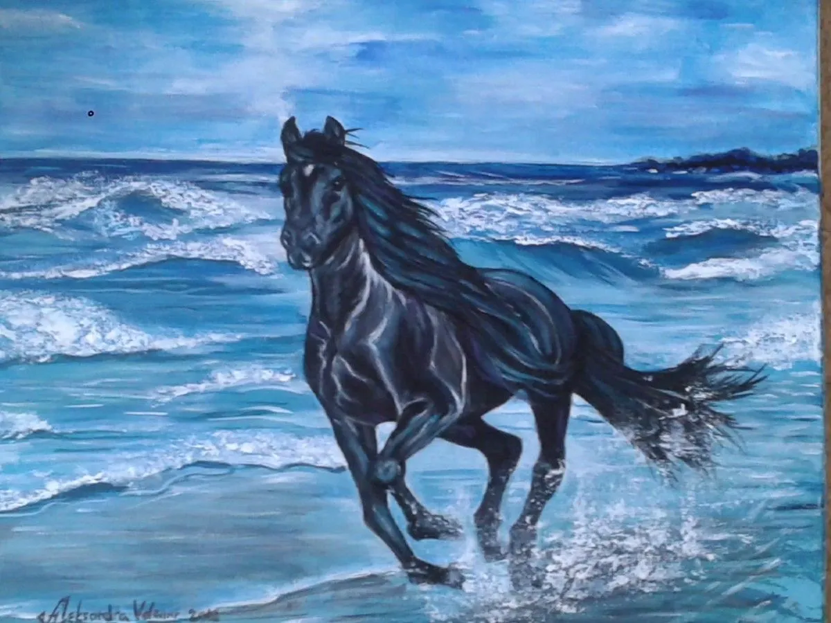 Running wild, artwork by Aleksandra Velemir Despotovic