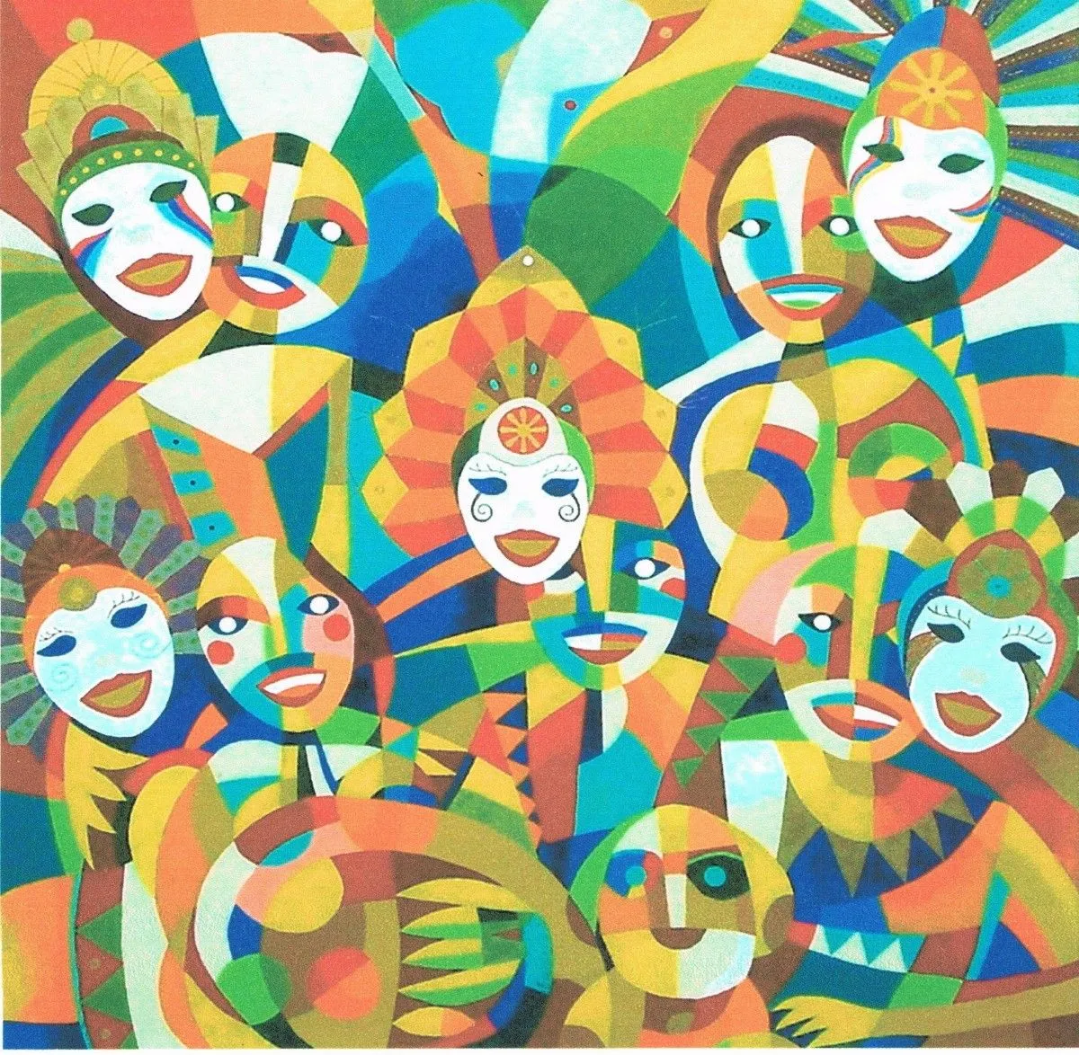 "Mascara Festival", artwork by Dicky Joe Santos