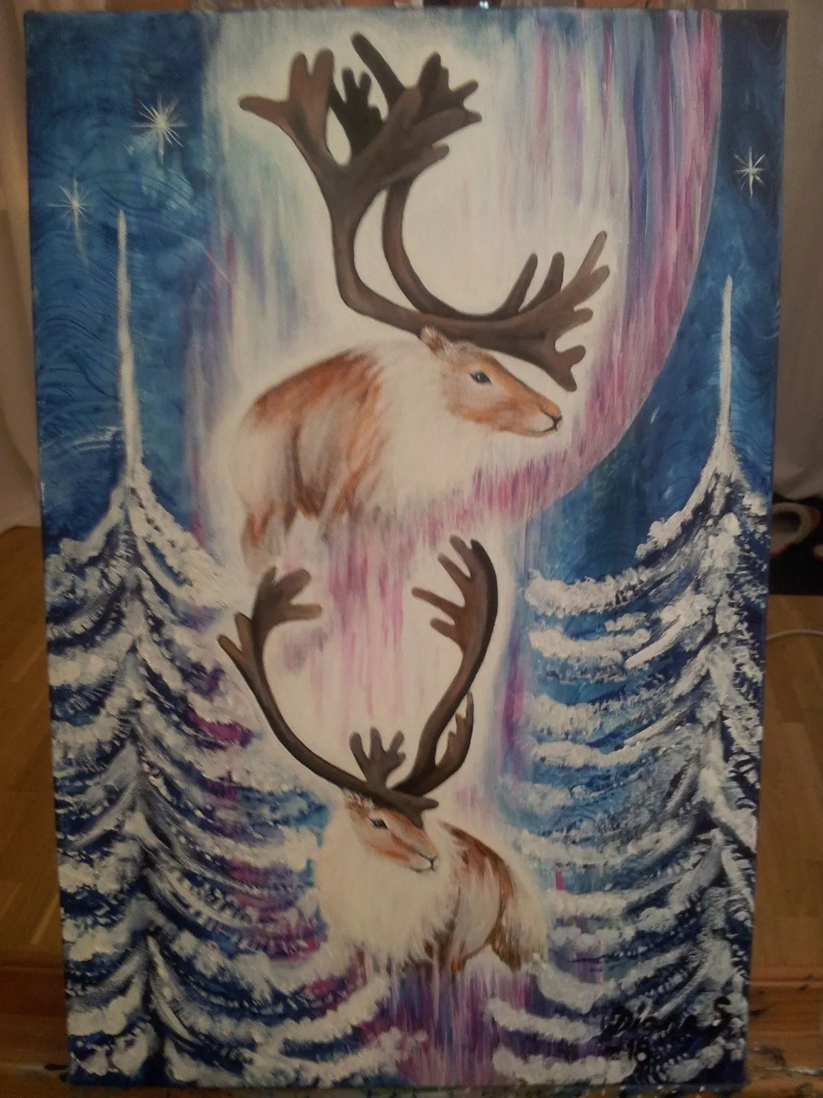 Arctic light, artwork by Diana Salamon