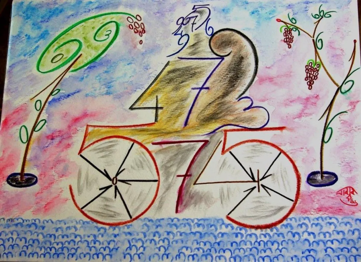 the cyclist, œuvre de ioannis palamas