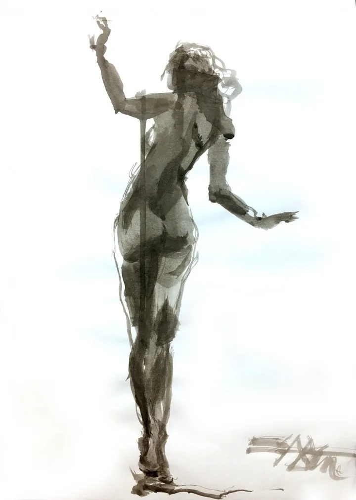 N°572 Mouvement, œuvre de Alexandre DUMITRESCU
