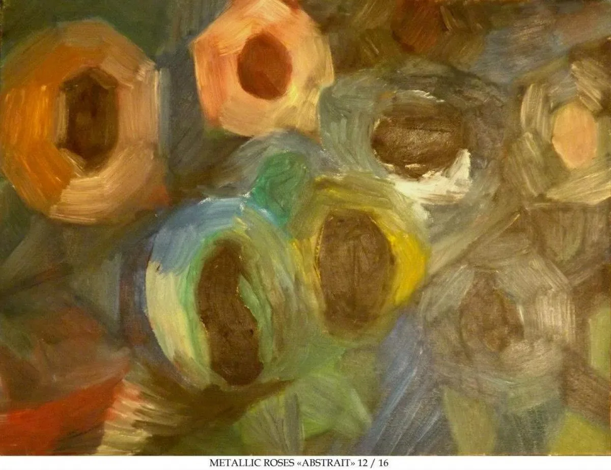 Metallic roses, œuvre de MICHEL JOSEPH RODRIGUE