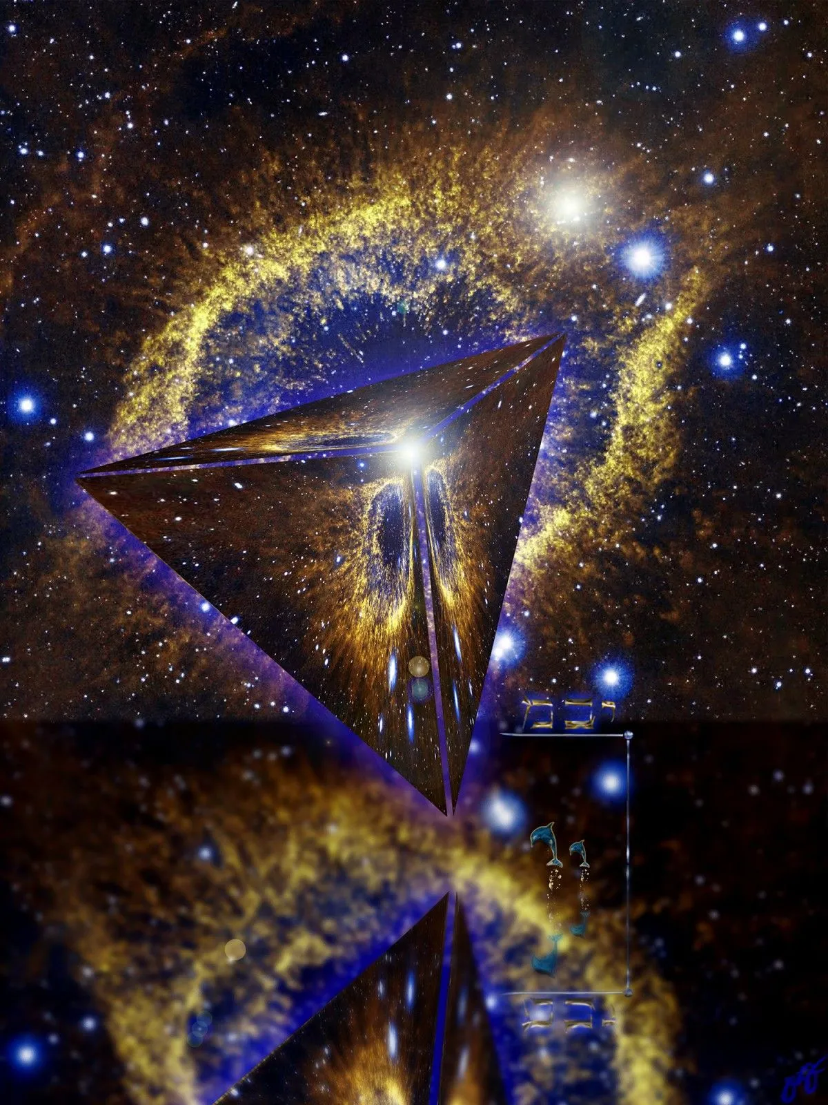 tetrahedron 1., artwork by Jason Lincoln Jeffers