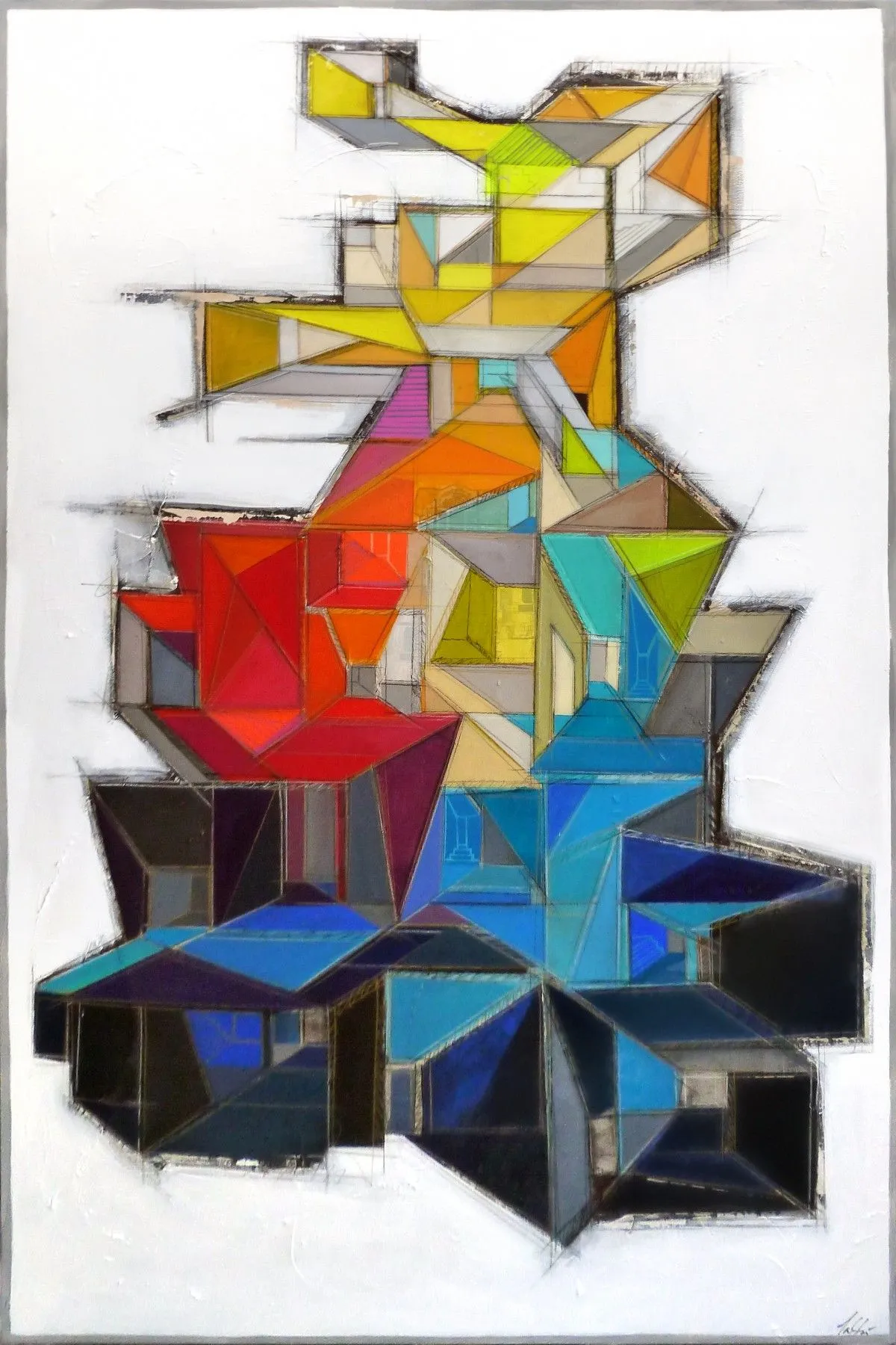 Reaching the top, artwork by Annie Labbe
