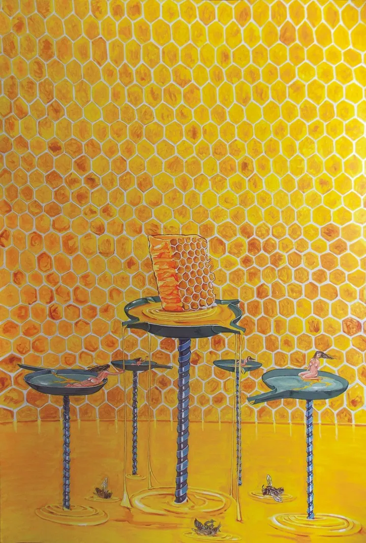 The honey of lives, artwork by Lazaro Hurtado