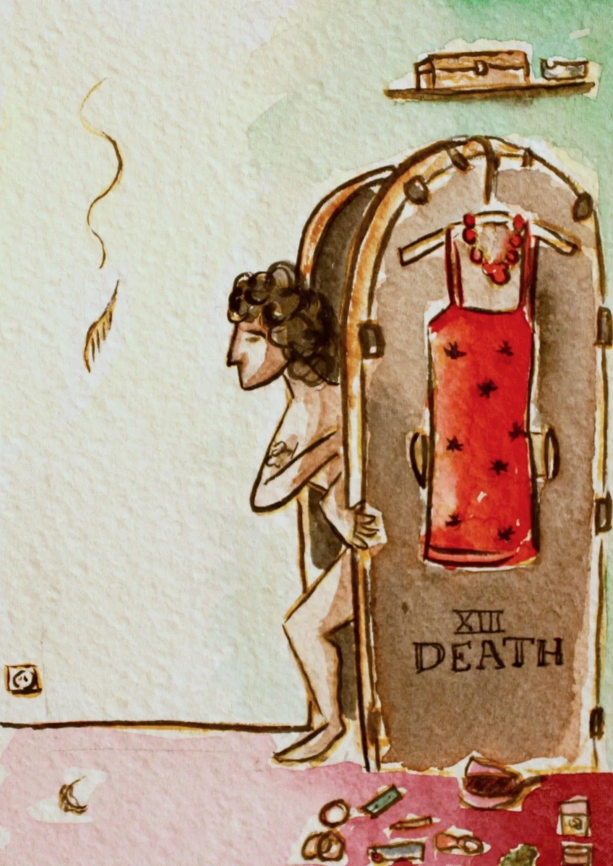 death, artwork by Odette Kougea