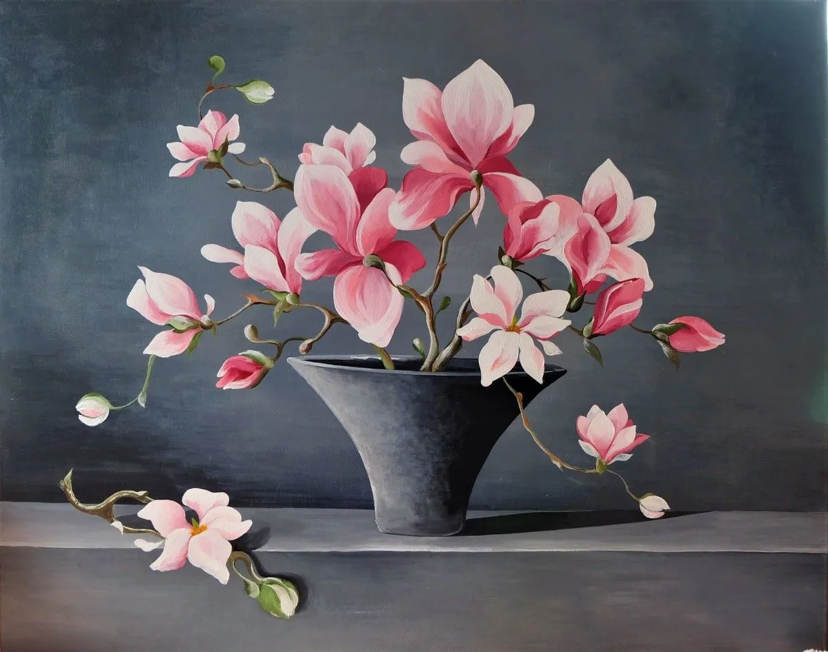 Magnolia, artwork by Kristina Saudinyte
