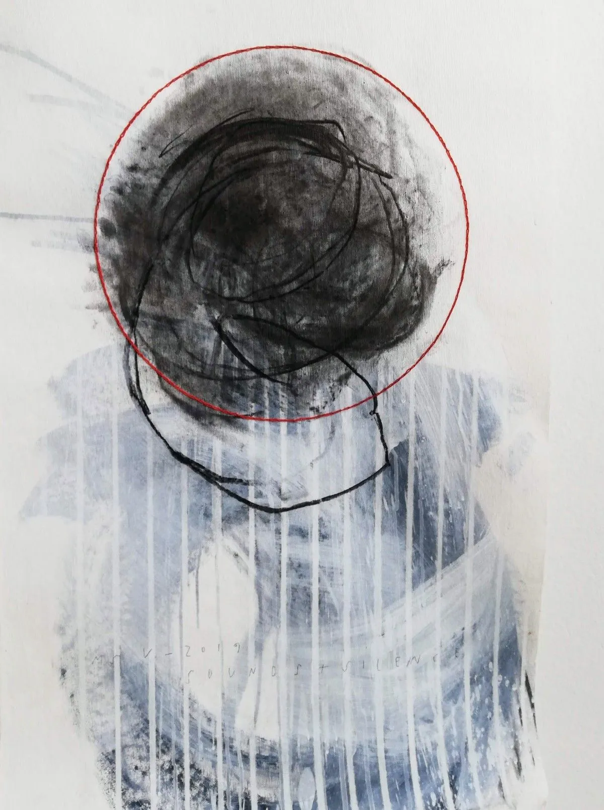 * Sounds and silence *, artwork by Mojca Senegacnik