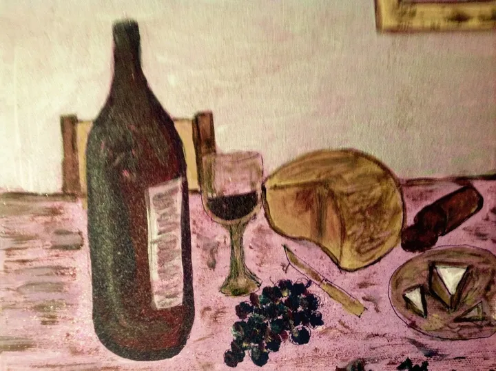 A LA TABLE AVEC TOI, artwork by Céline Marcoux