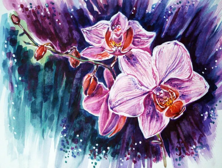 Wild Orchid, œuvre de Katreen Queen
