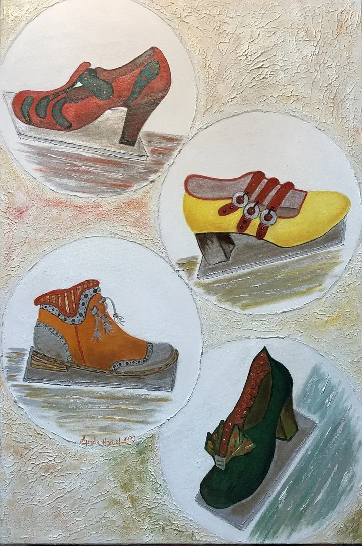 225-  Chaussures à vos pieds, œuvre de Lynda Hamel