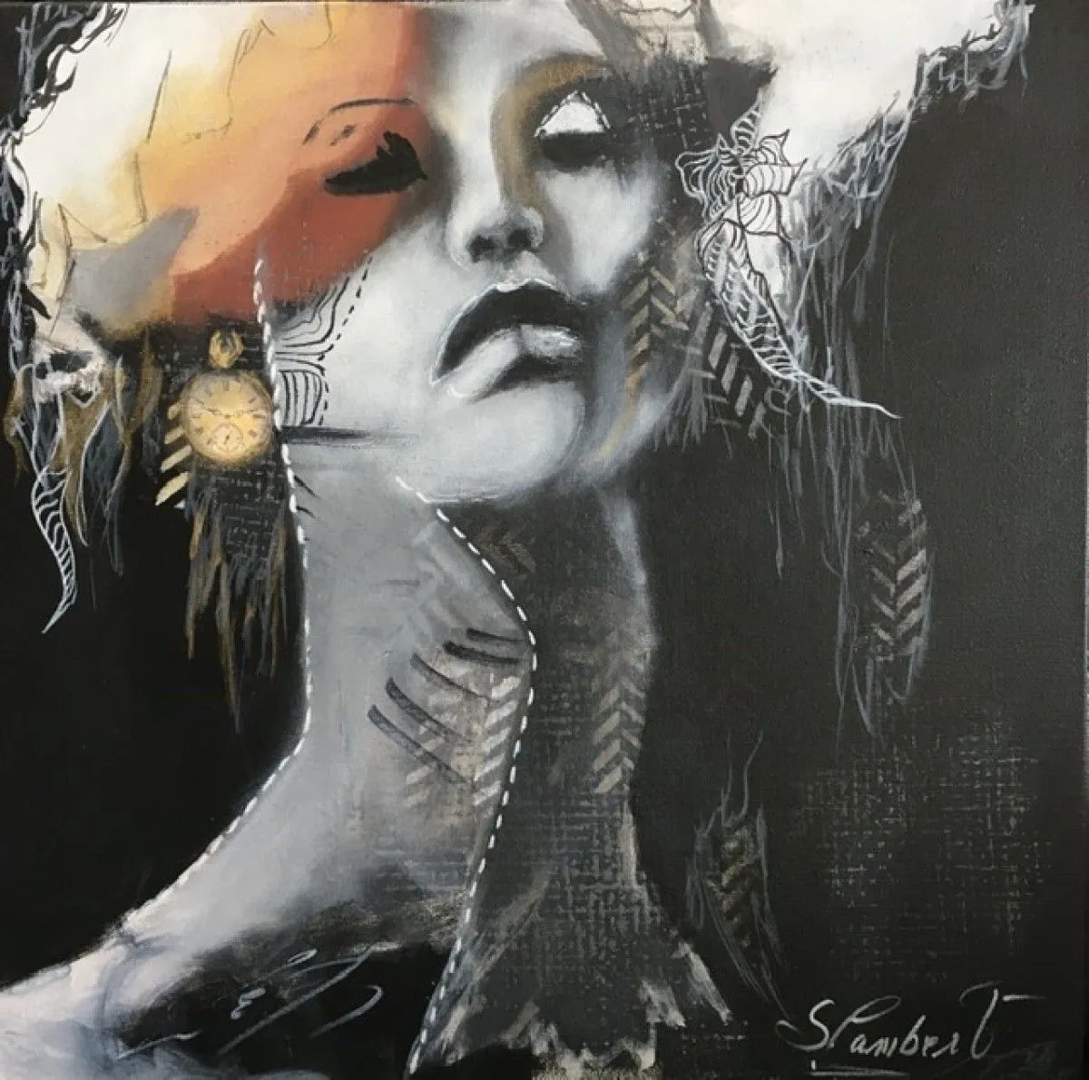 Le temps d’être, œuvre de sylvie lambert